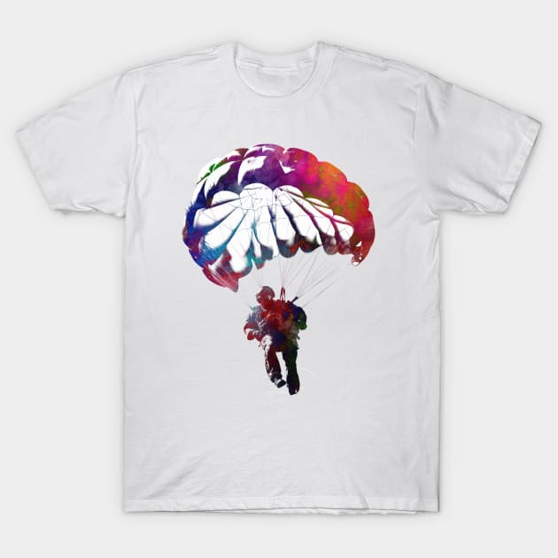 Paratrooper sport art #paratrooper T-Shirt by JBJart